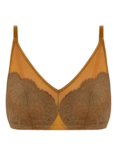 Hanro Soft-cup Bra In Brown