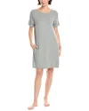Hanro Soft Round Neck Nightgown In Gray