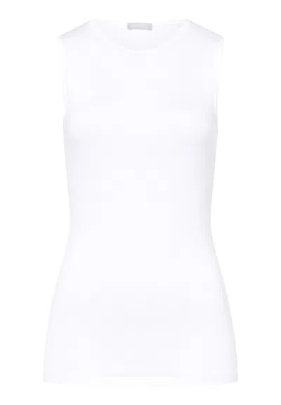 Hanro Soft Touch Built Up Tank Top In White