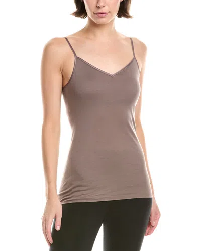 Hanro Spaghetti Padded Cami In Brown