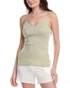 Hanro Ultralight Cotton Cami In Green