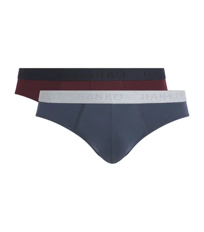 Hanro Stretch-cotton Essentials Briefs In Multi