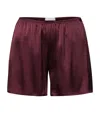 Hanro Stretch-silk Grand Central Shorts In Brown