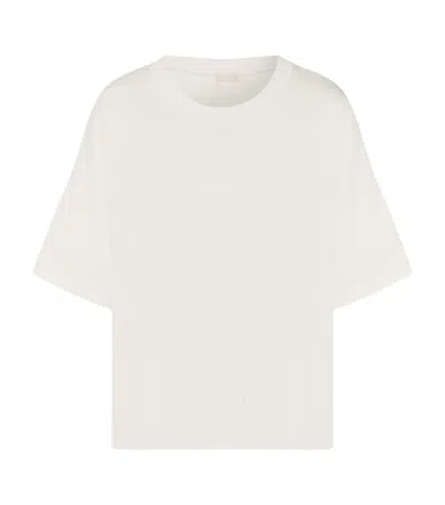 Hanro Stretch-cotton Natural Living Sweatshirt In Ivory