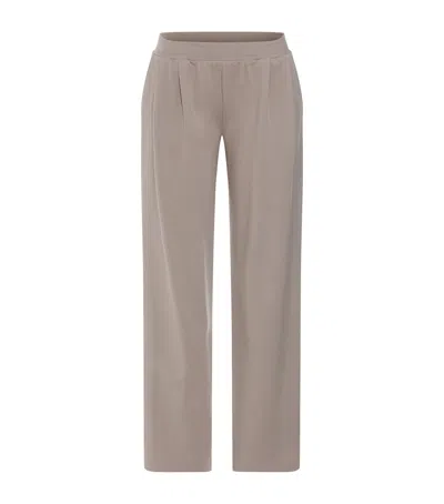 Hanro Stretch-cotton Natural Living Trousers In Neutral