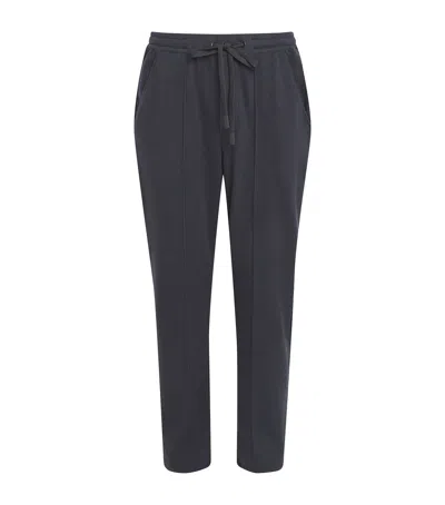 Hanro Stretch-cotton Travelwear Sweatpants In Black