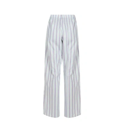 Hanro Striped Pajama Pants In White