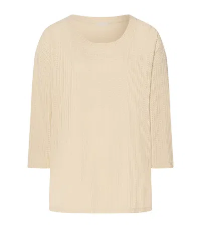 Hanro Summer Knits Top In Beige