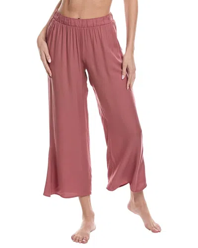 Hanro Sunny Vibes 7/8 Crop Pant In Red