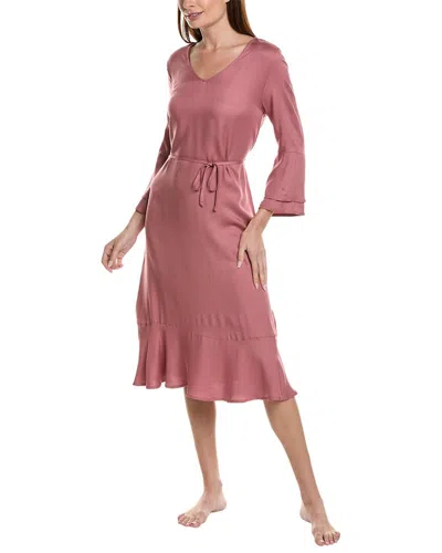 Hanro Sunny Vibes Midi Dress In Pink