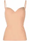 Hanro Sweetheart-neck Underwired Camisole In Neutrals