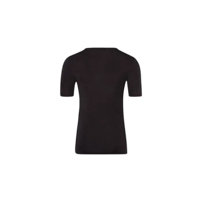 Hanro Short-sleeved T-shirt In Grey