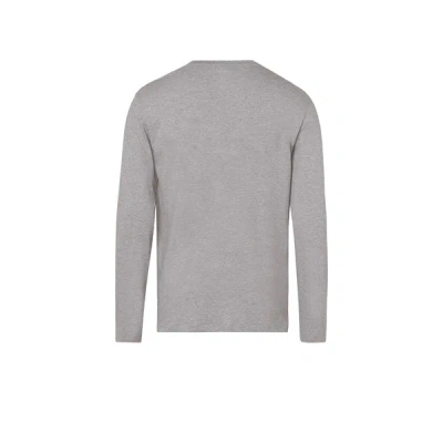 Hanro Long-sleeved T-shirt In Gray