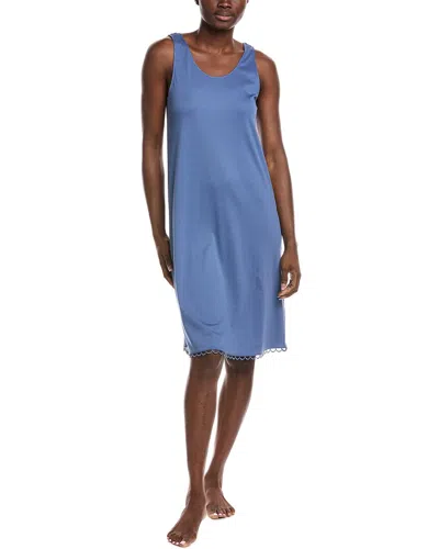 Hanro Tank Nightgown In Blue