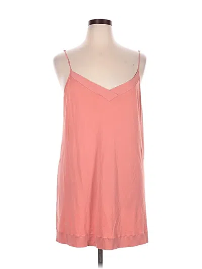 Pre-owned Hanro Tank Top Pink Strapless Neckline Tops