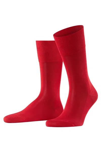 Hanro Tiago Dress Sock Mens Mercerized Cotton Tiago Dress Sock In Red