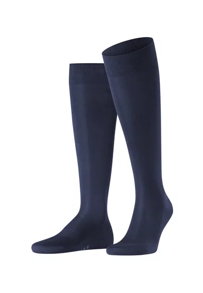 Hanro Tiago Kh Knee High Socks/overknees In Blue