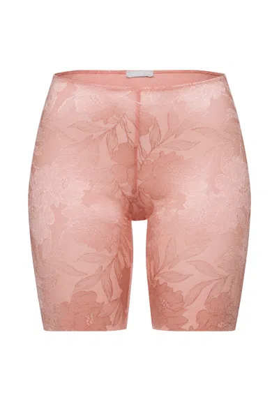 Hanro Tina Floral Bike Shorts In Pink