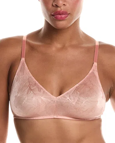 Hanro Tina Floral Soft Cup Bra In Pink