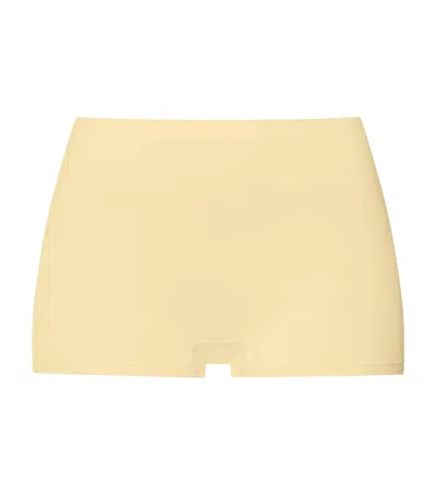 Hanro Touch Feeling Boy Shorts In Yellow