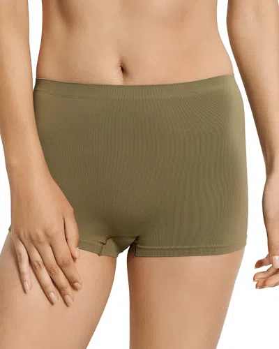 Hanro Touch Feeling Boyshort In Green