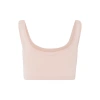 Hanro Touch Feeling Crop Top In Peach Whip