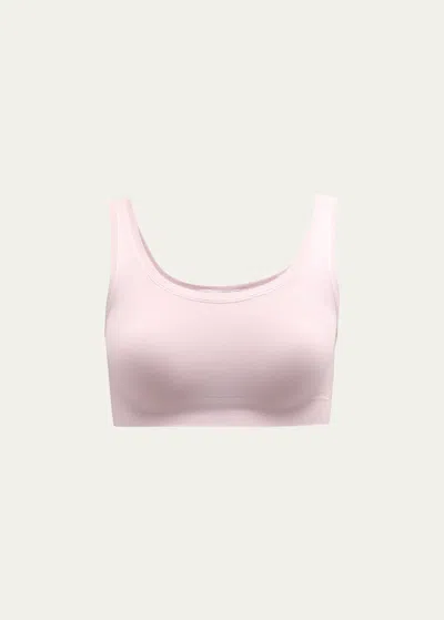 Hanro Touch Feeling Crop Top In Pink