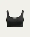 Hanro Touch Feeling Crop Top In Black