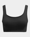 Hanro Touch Feeling Crop Top In Black