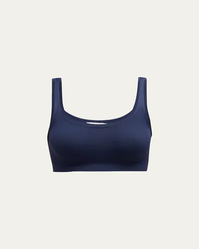 Hanro Touch Feeling Crop Top In Blue