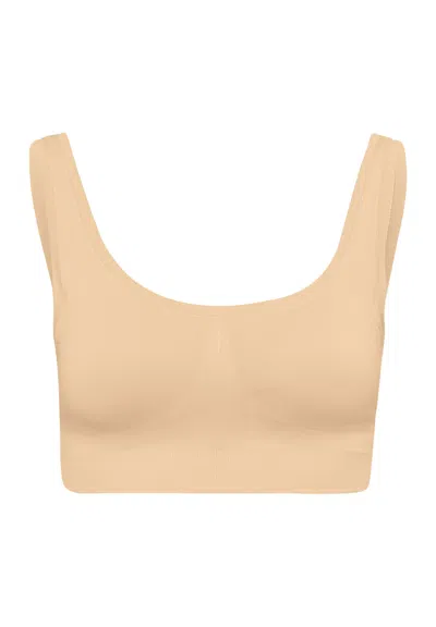 Hanro Touch Feeling Crop Top Padded In Neutral