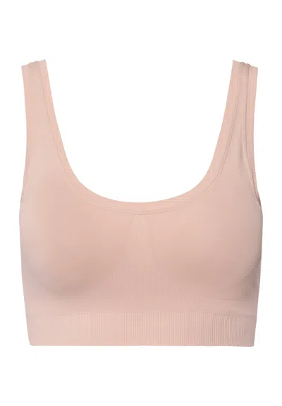 Hanro Touch Feeling Crop Top Padded In Pink