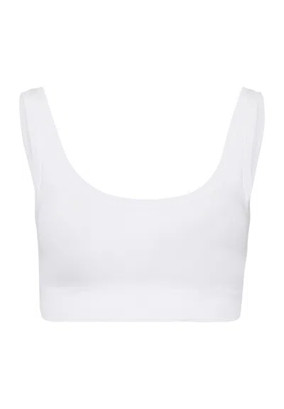 Hanro Touch Feeling Crop Top Padded In White