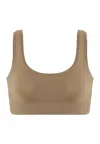 Hanro Touch Feeling Crop Top In Green