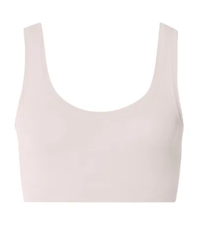 Hanro Touch Feeling Crop Top In Pink
