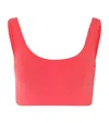 Hanro Touch Feeling Padded Crop Top In White