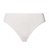 Hanro Invisible Cotton Mid-rise Stretch-cotton Jersey Briefs In Nude