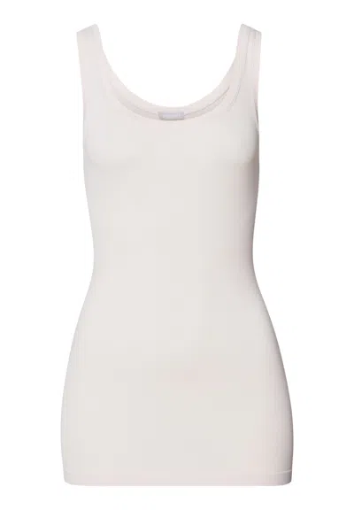 Hanro Touch Feeling Round Neck Tank Top In Animal Print