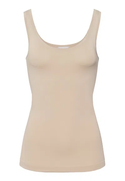 Hanro Touch Feeling Round Neck Tank Top In Neutral