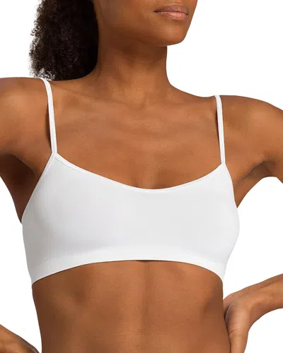Hanro Touch Feeling Cropped Stretch-jersey Bra In White