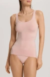 Hanro Touch Feeling Tank In Pink