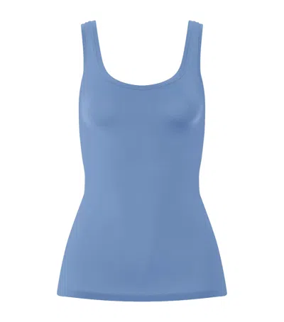 Hanro Touch Feeling Tank Top In Blue