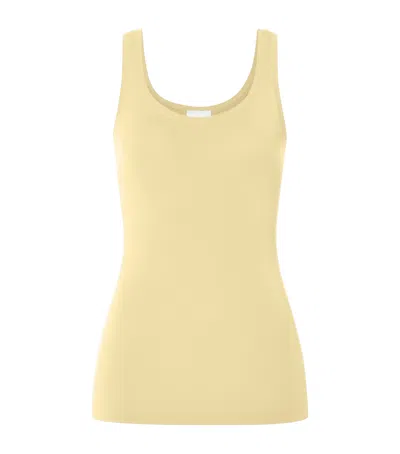 Hanro Touch Feeling Tank Top In Yellow