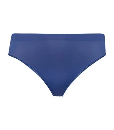 Hanro Touch Felling Midi Briefs In Blue