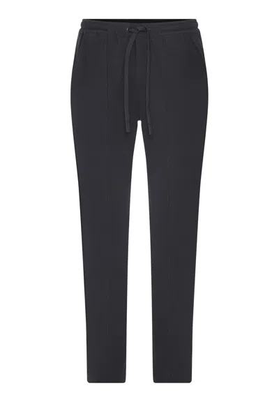Hanro Travelwear Cotton Blend Pants In Smokey Charcoal