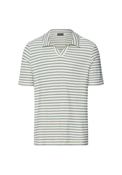 Hanro Travelwear Organic Cotton Collared Top In Multi