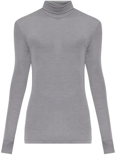 Hanro Turtleneck In Nordic Grey
