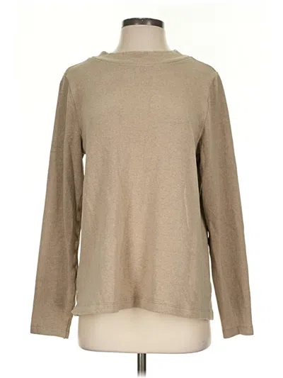 Pre-owned Hanro Turtleneck Sweater In Tan
