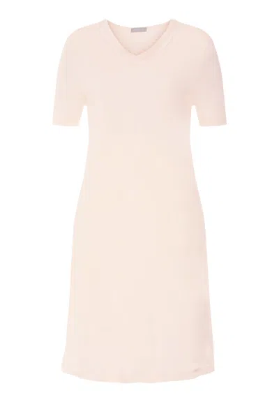 Hanro Tyra Cotton And Tencel™ Nightgown In Pink
