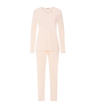 Hanro Tyra Pyjama Set In Pink
